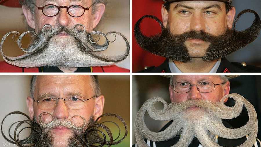 مسابقة تقليدية في ألمانيا لاختيار أجمل الشوارب