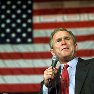 جورج بوش الابن رئيس الولايات المتحدة الأسبق