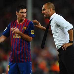 غوارديولا وميسي