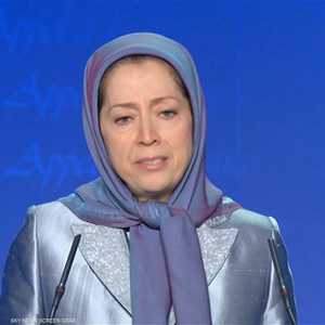 زعيمة المعارضة الإيرانية، مريم رجوي