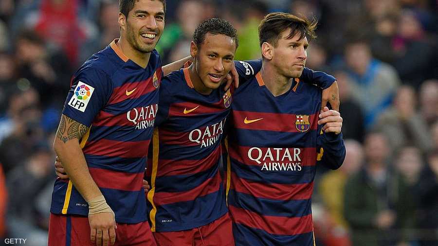 ميسي ونيمار وسواريز يوصفون بـ"الثلاثي المرعب"