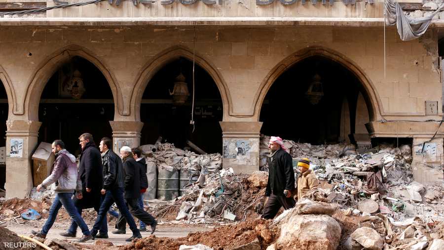 أدت سنوات من الحرب إلى تحويل مدينة حلب وريفها وبقية مدن المحافظة إلى "دمار شامل"