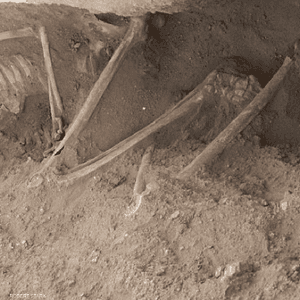 المقابر اكتشفت قرب نهر النيل