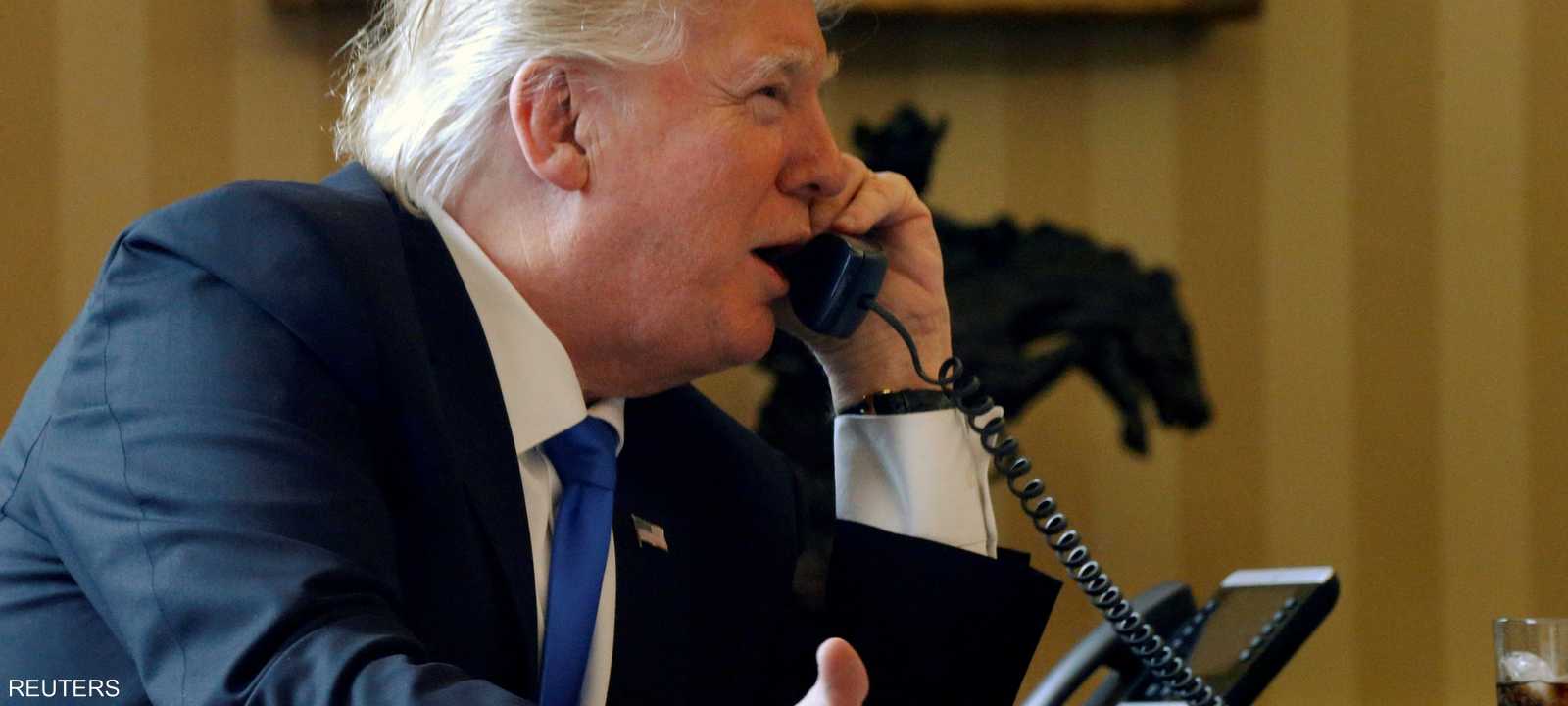 الرئيس الأميركي يجرى اتصالا هاتفيا بأمير قطر