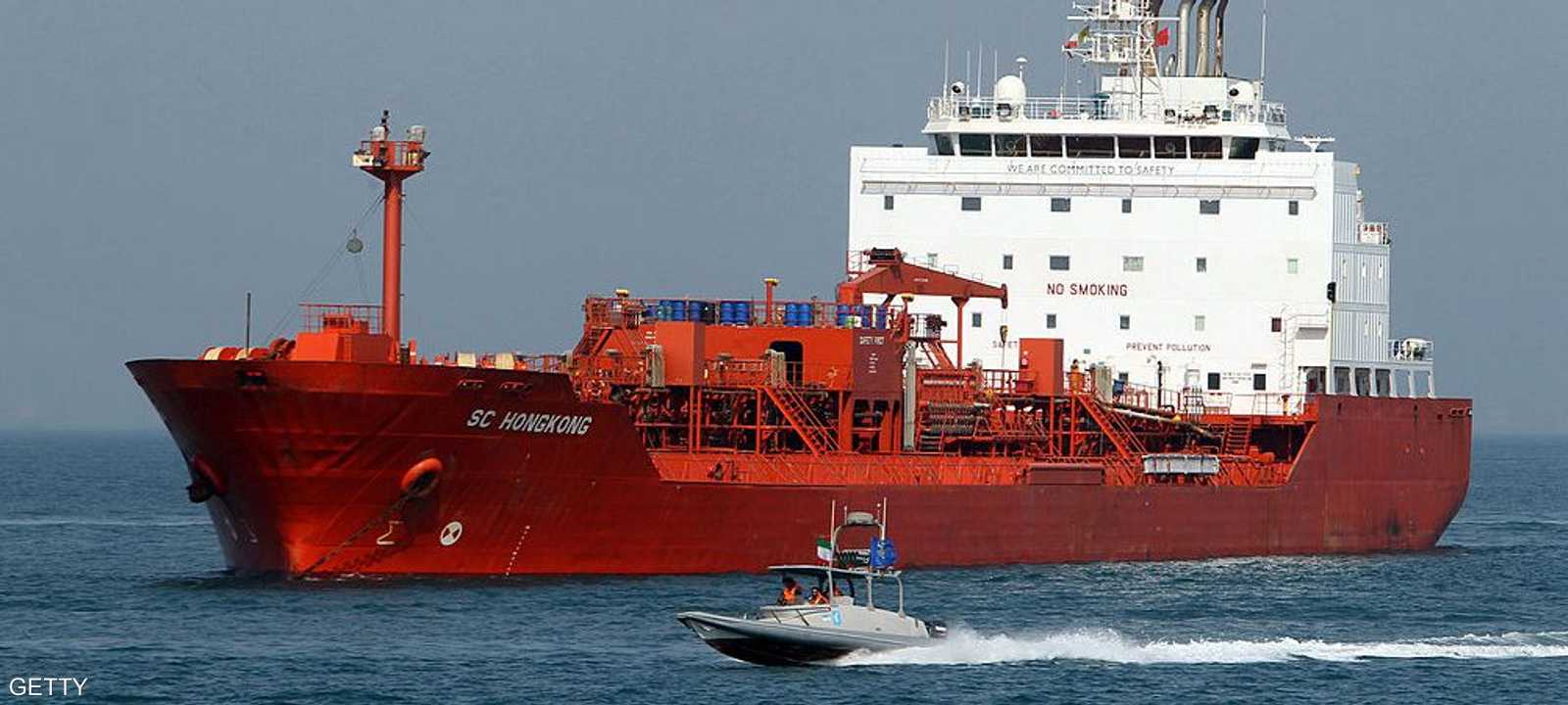 باخرة نفط عند السواحل الإيرانية - أرشيف.