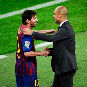 ميسي وغوارديولا عام 2012 - أرشيفية