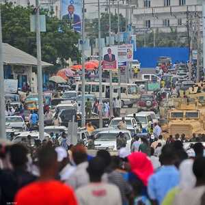 جانب من العاصمة مقديشو (صورة أرشيفية لحملات انتخابية)