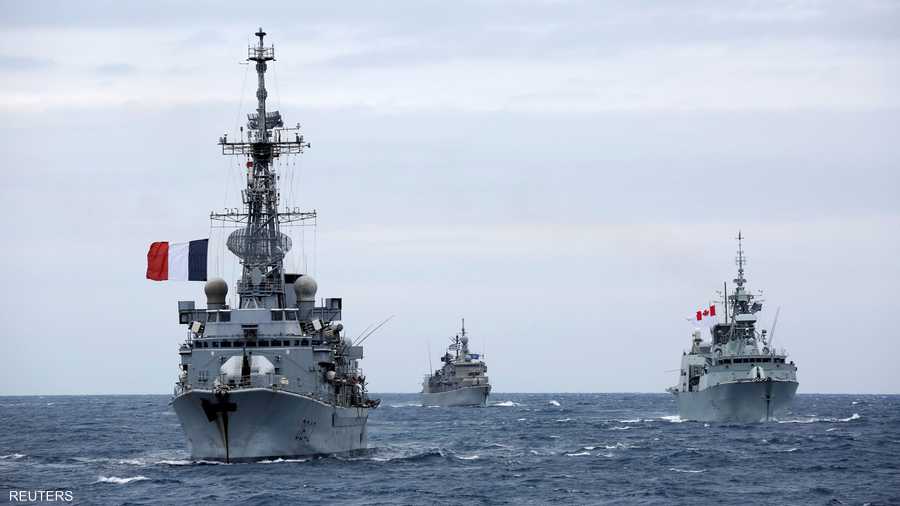 تشارك في المناورات 10 دول منها فرنسا وإيطاليا وكندا