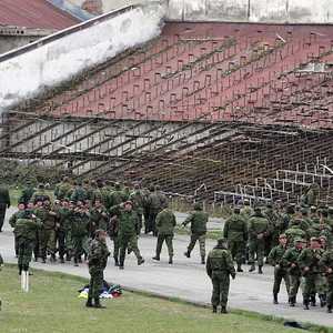 أرشيفية لتدريبات لقوات أوسيتيا الجنوبية