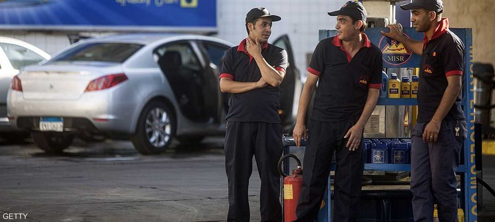 محطة وقود في مصر