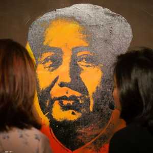 لوحة الزعيم الصيني السابق ماو تسي تونغ