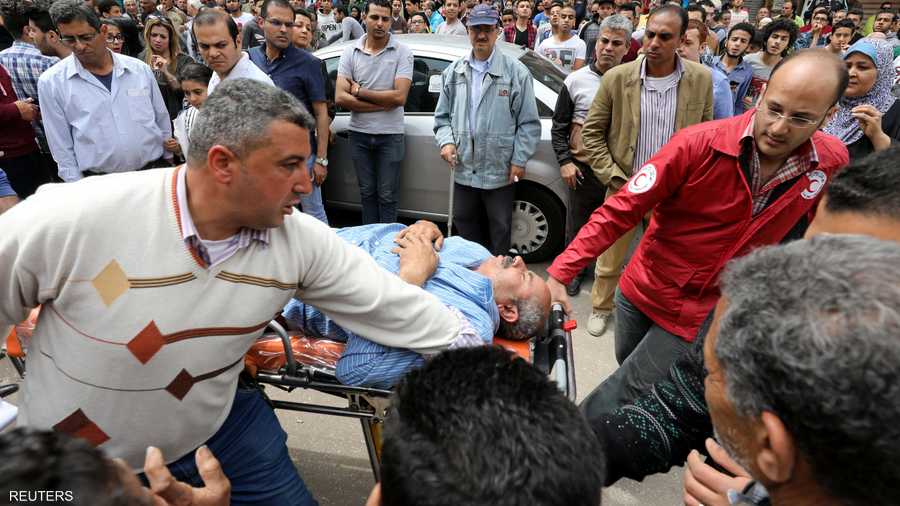 أصيب 60 شخصا في انفجار كنيسة طنطا