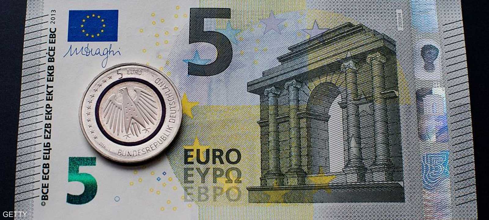 سجل اليورو ارتفاعا ملحوظا أمام الدولار (أرشيف)