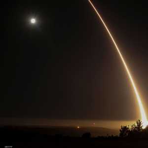 لحظة إطلاق الصاروخ الأميركي في ولاية كاليفورنيا