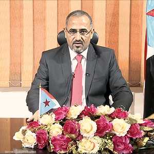 رئيس المجلس الانتقالي عيدروس الزبيدي