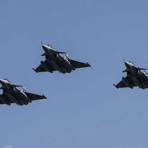 طائرات رافال مصرية مقاتلة فوق القاهرة - أرشيف