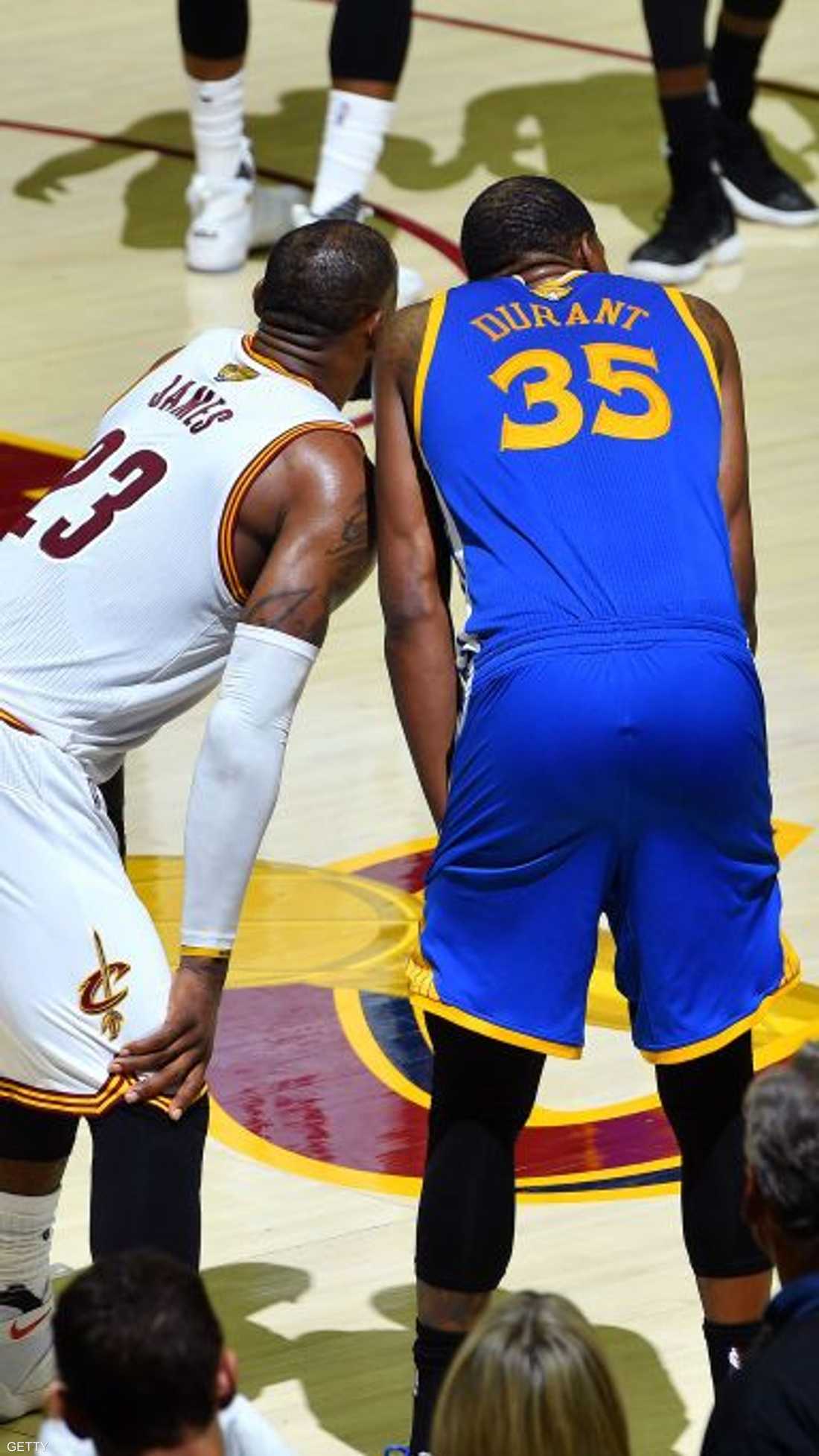 دورانت وجيمس كانا الأبرز في المواجهات الثلاث إلى الآن