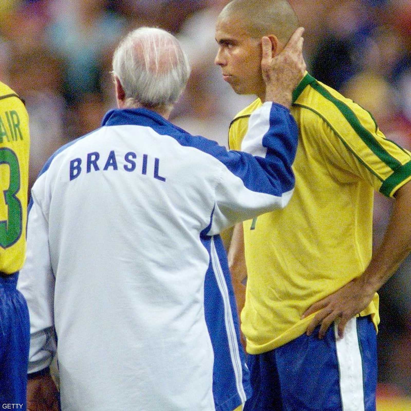 النجم البرازيلي رونالدو في نهائي مونديال 1998