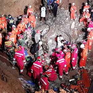 انزلاق تربة بالصين - أرشيفية