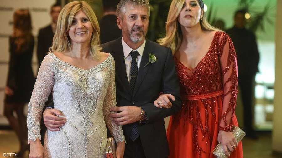 والدا ميسي، جورج هارشيو وسيليا ماريا وأخته ماريا سول