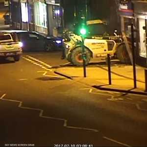 السرقة باستخدام الجرافة