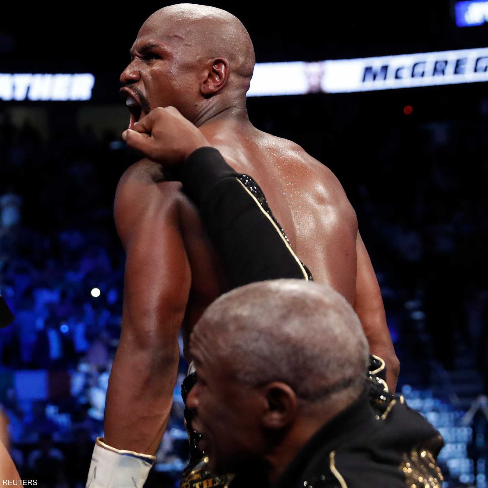 مايويذر بعد الانتصار