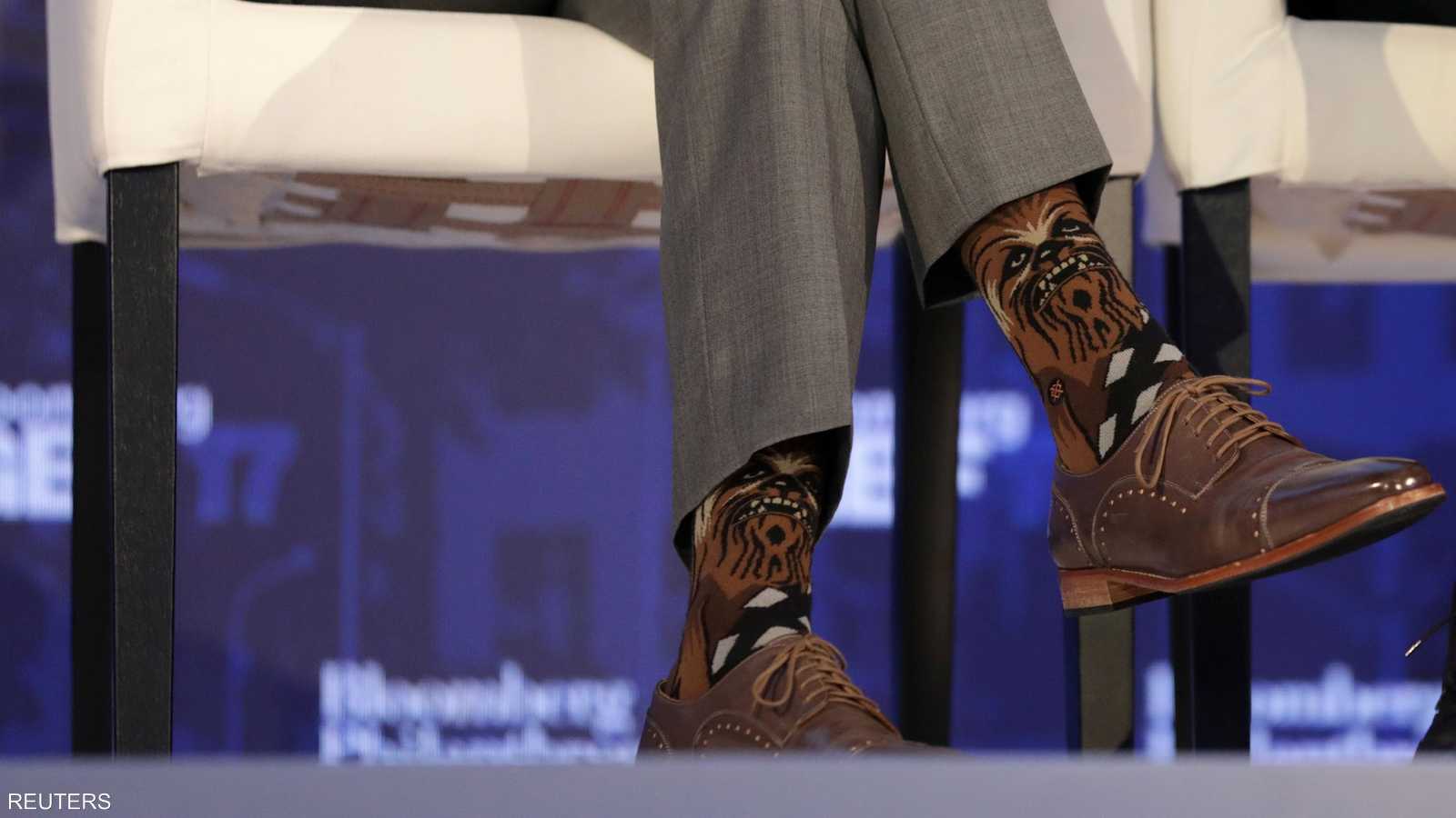 جورب ترودو بشخصية تشوباكا