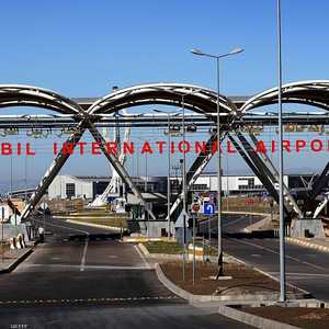 سقوط صواريخ في محيط مطار أربيل الدولي