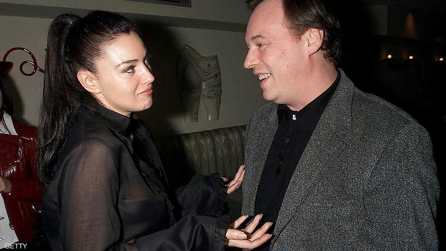 مع المخرج كريستوف غانس في 2001