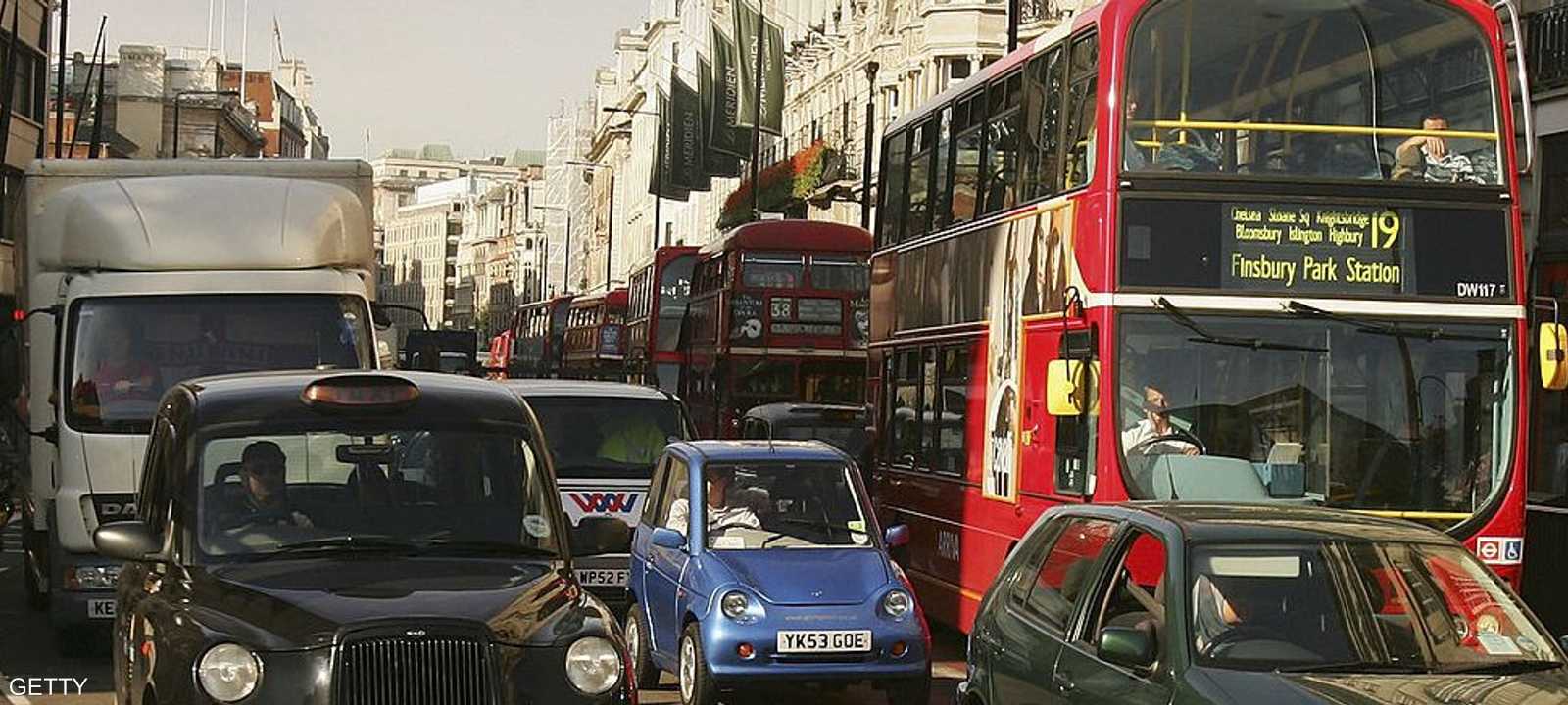 السيارات تلوث لندن