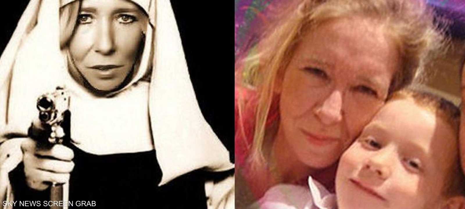 الأرملة البيضاء مع ابنها قبل الانضمام لداعش