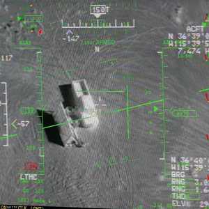 صورة جوية لأحد أهداف طائرة ريبر المسيّرة. أرشيف