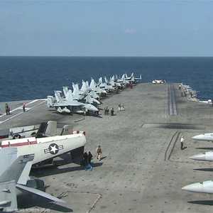 حاملة طائرات أميركية تجول شرق شبه الجزيرة الكورية