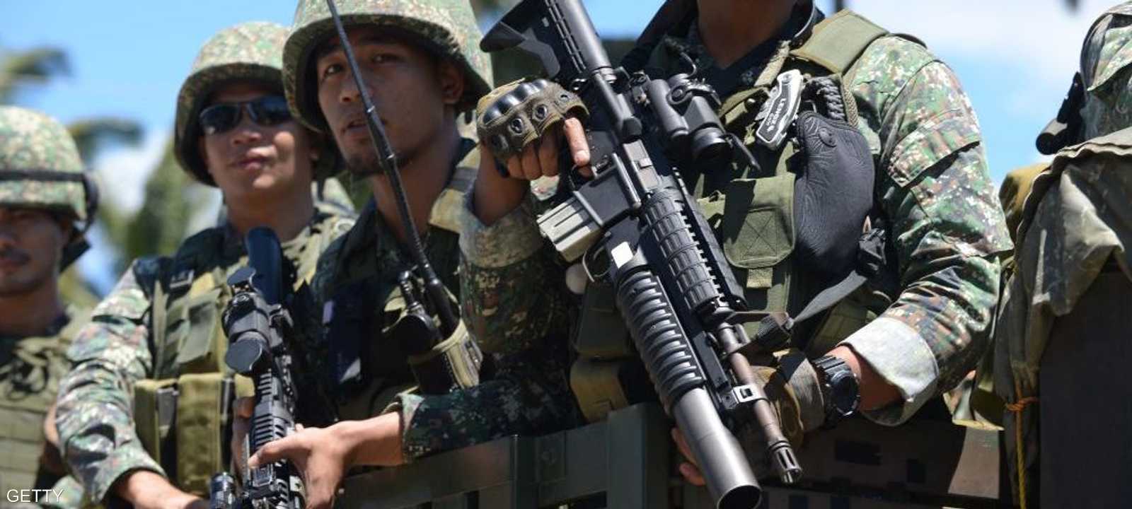 القوات الفلبينية خاضت معارك شرسة في المنطقة