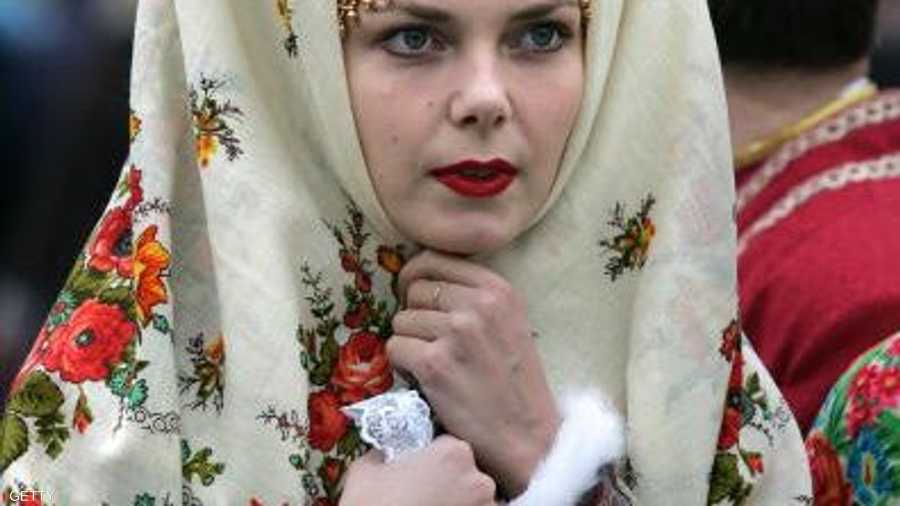 ألبسة الروسيات تعكس تنوع البلاد الديني والثقافي