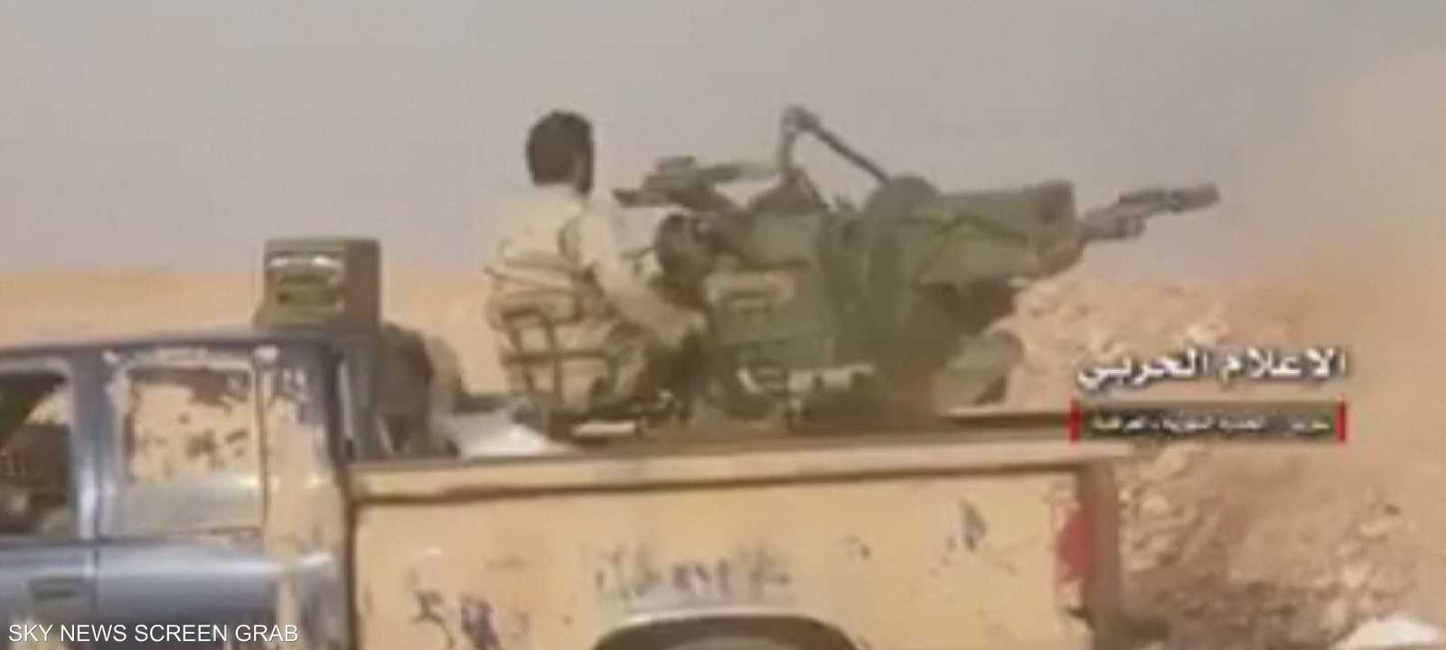 صورة أرشيفية لميليشيات في مدينة البوكمال