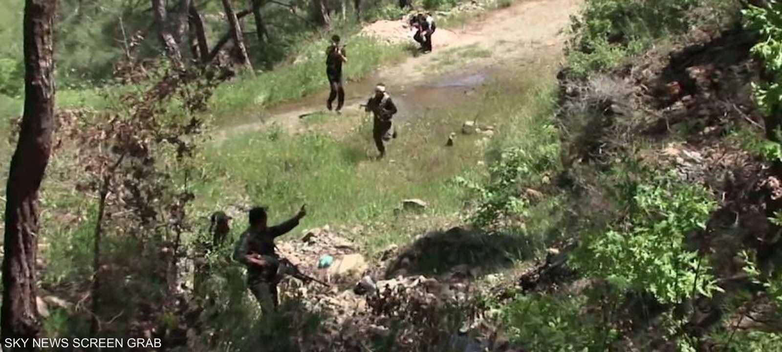 عناصر من ميليشيات فاطميون