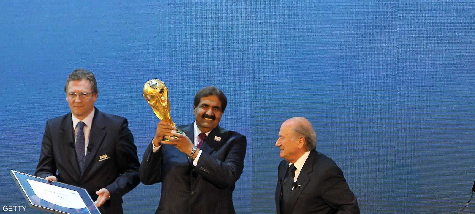 قطر فازت عام 2010 بحق تنظيم مونديال 2022