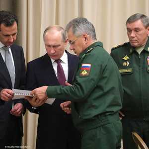 من زيارة الأسد إلى روسيا في نوفمبر 2017