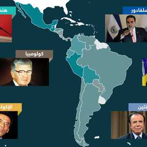 إنفوغرافيك.. عرب "يحكمون" في أميركا اللاتينية