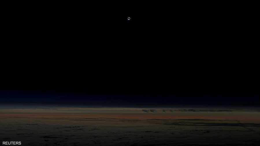 من كسوف الشمس الذي حدث فوق ألاسكا في أغسطس الماضي