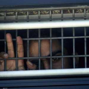 صورة أرشيفية لسجين فلسطيني في سجن إسرائيلي