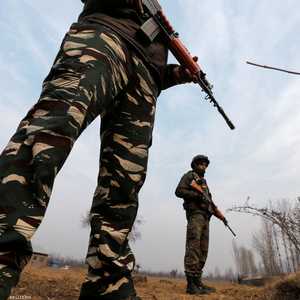 عناصر من قوات الأمن الهندية في إقليم كشمير