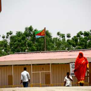 أحد المعابر الحدودية بين السودان وإريتريا -أرشيف
