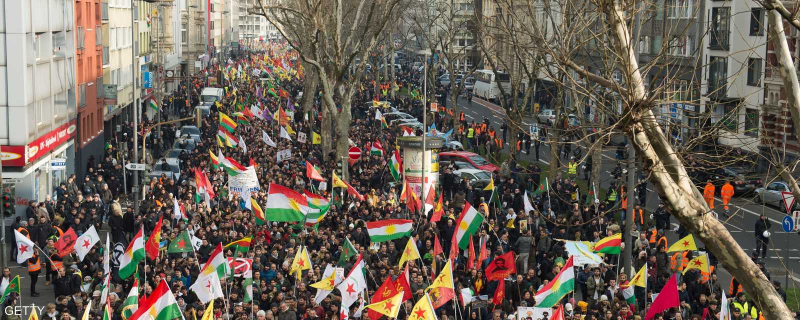 كولونيا الألمانية شهدت أكبر التظاهرات