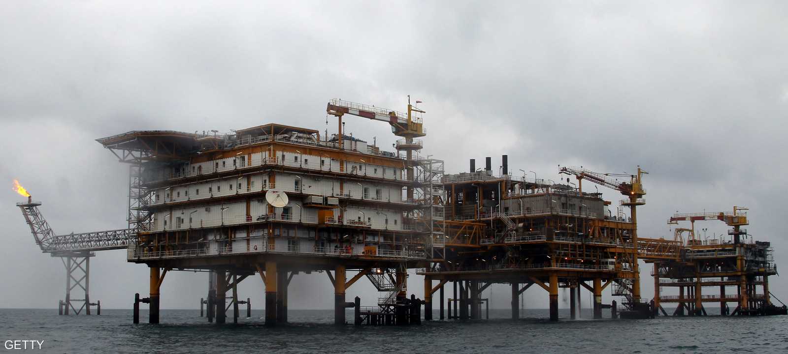 إحدى منشآت حقل الشمال الإيرانية