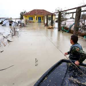 الفيضانات تتسبب بكارثة شرقي ألبانيا