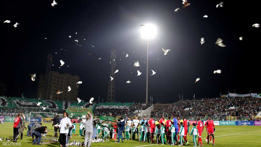 وواجه نادي المصري البورسعيدي "غرين بافالوز" بطل زامبيا