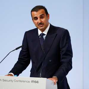 أمير قطر الشيخ تميم بن حمد آل ثاني يتحدث في مؤتمر ميونيخ