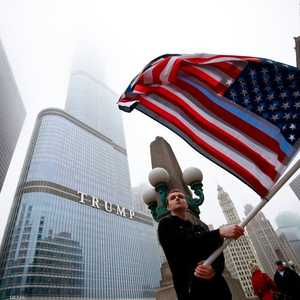 صورة لأحد أنصار حملة ترامب